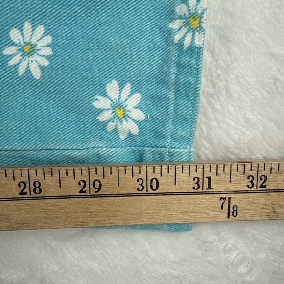 Vtg. Paris Blues Women's Size 7 Low Rise Flare Daisy Jeans Y2K  Made in USA - Picture 4 of 14